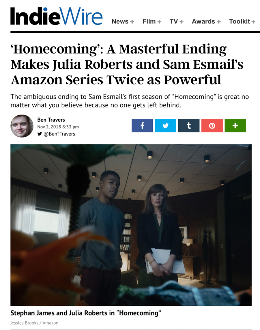 IndieWire: Homecoming